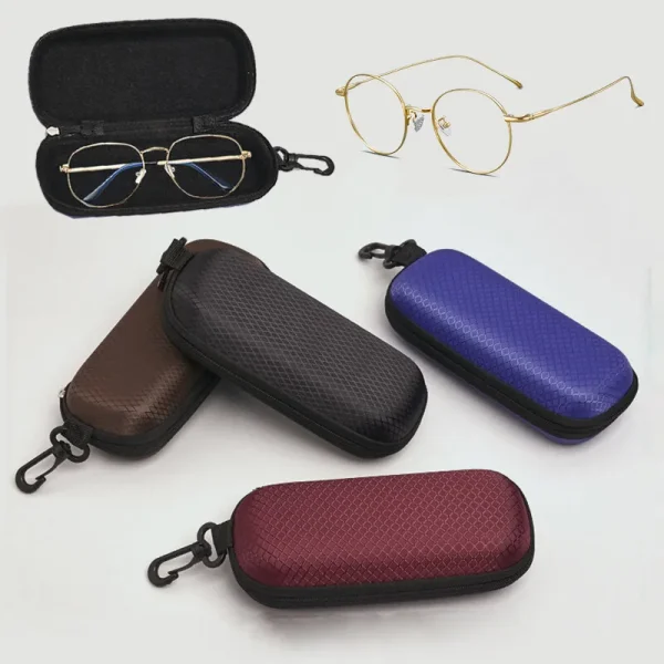 eyewear cases cover sunglasses case for women glasses box with lanyard zipper eyeglass cases for men lanyard zipper portable