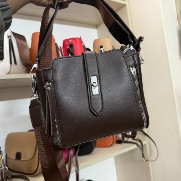 high quality messenger bags for women luxury crossbody shoulder bags female(coffee)