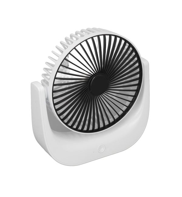 desktop mini fan, wide angle portable rechargeable desk fan