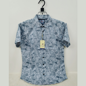 pure cotton half sleeve print shirt for men's