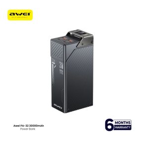 awei pa 32 30000mah 22.5w fast charging power bank