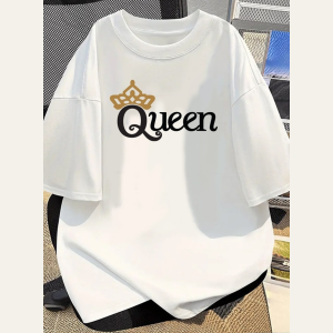 lovely drop shoulder t shirt for women