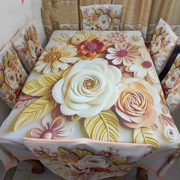 china premium 3d print table cloth set