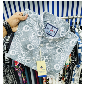 pure cotton half sleeve print shirt for men's