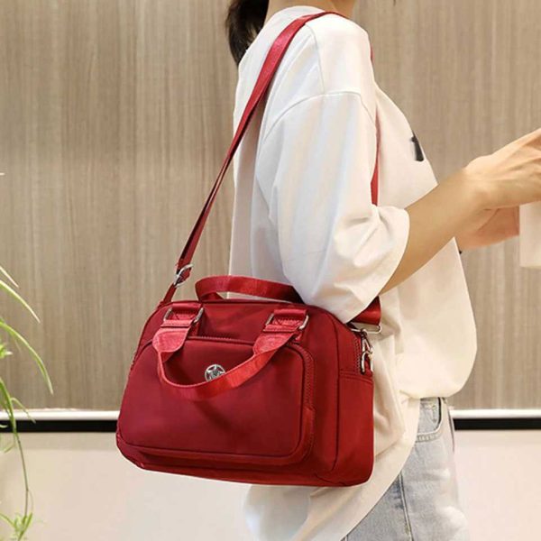 large capacity fashionbag (maroon)