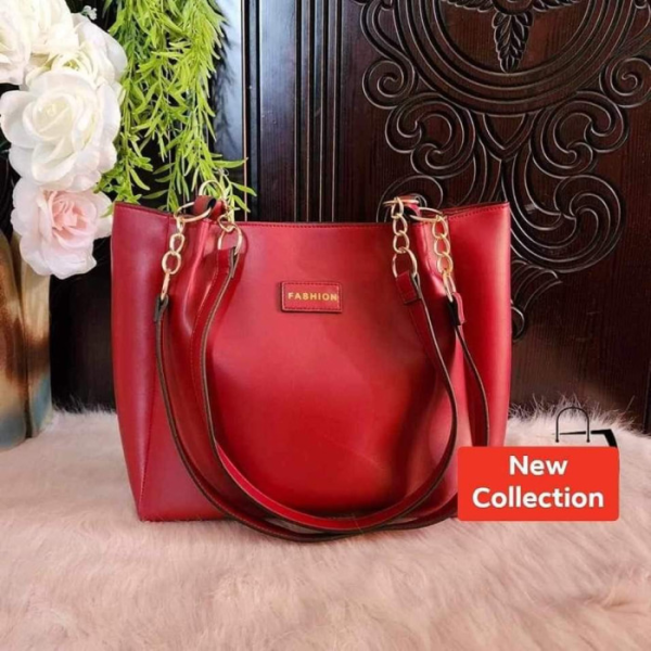 signature classic shoulder women's tote bags(maroon)