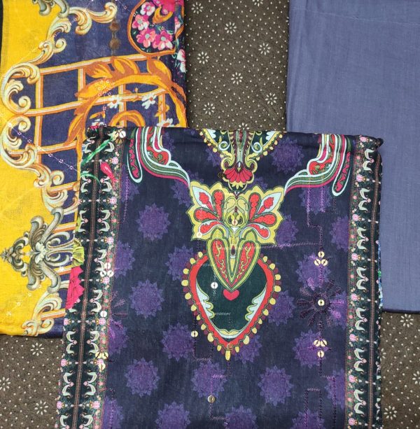 anaya hoor rigging digital printed cotton 3 piece