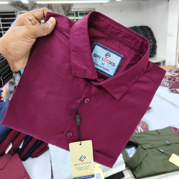 premium cotton feel half sleeve shirt for mens