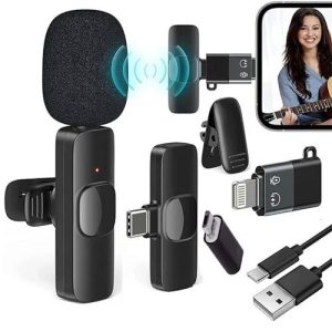 k8 wireless microphone for type (c & iphone)