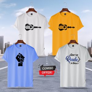 4pis mesh jersy fabric t shirt