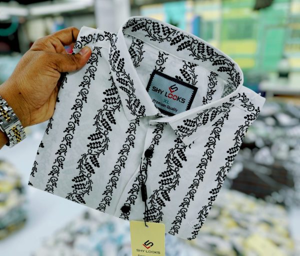 premium china lilen half sleeve shirt
