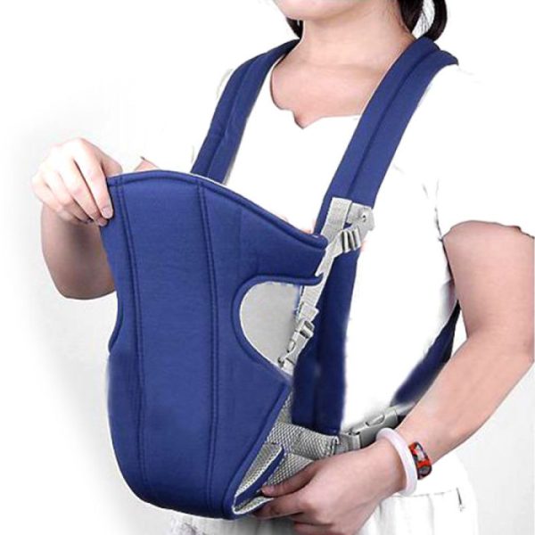 4 in 1 baby carrier with comfortable cushioned head support & buckle straps multicolor