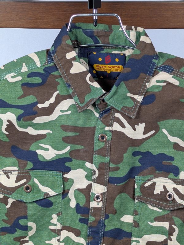 fashionable casual shirt for men (green)
