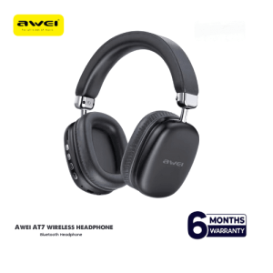awei at7 bluetooth wireless headphone stereo surround speaker with microphone headset