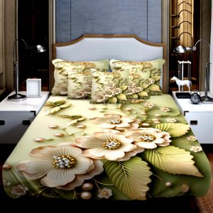 china premium 3d design bed sheet
