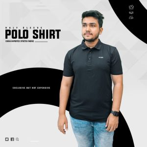 china stretch half sleeve polo shirt