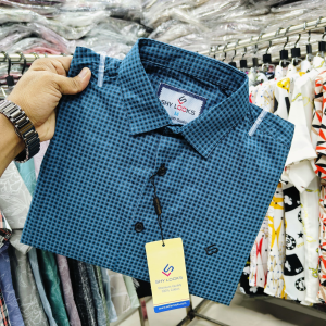 pure cotton full sleeve check shirt for men's