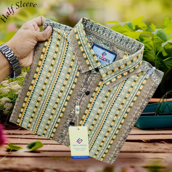 premium pop corn half sleeve shirt for men's