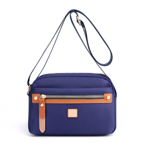nylon fashion cross body bag lightweight portable shoulder bag (royal blue)