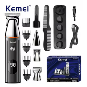 kemei km 5857 5 in 1 professional hair trimmer