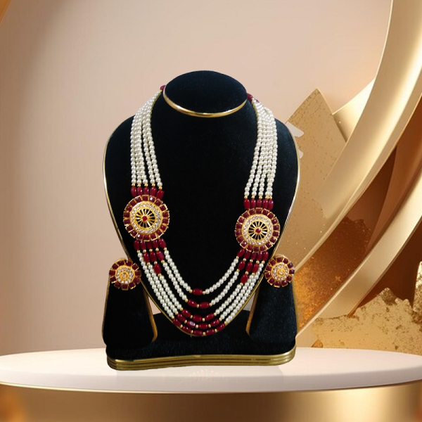 necklace set with earrings for women
