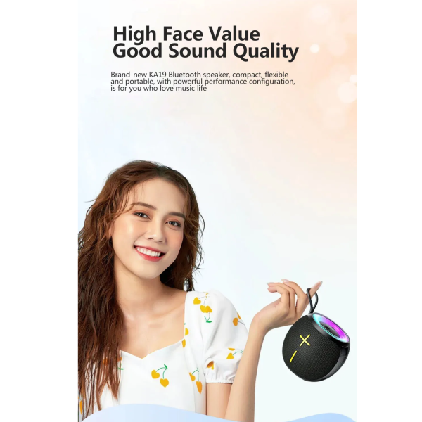 awei ka19 360° stereo sound bluetooth speaker