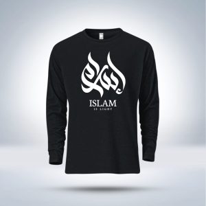 islamic calligraphy full sleeve t shirt for men