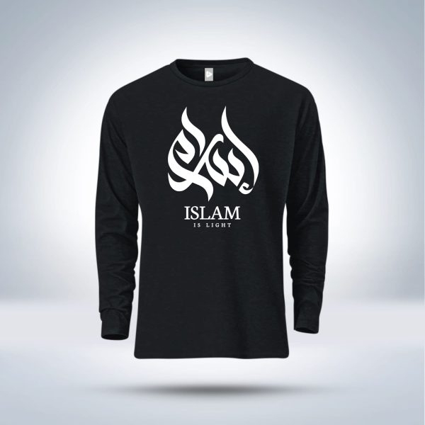 islamic calligraphy full sleeve t shirt for men