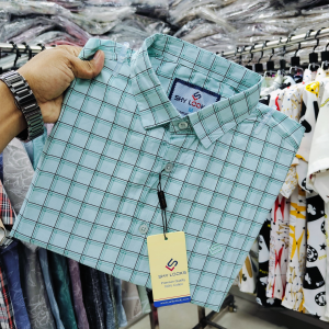 pure cotton full sleeve check shirt for men's