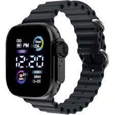 fashionable square led digital sports watch, led wrist watch