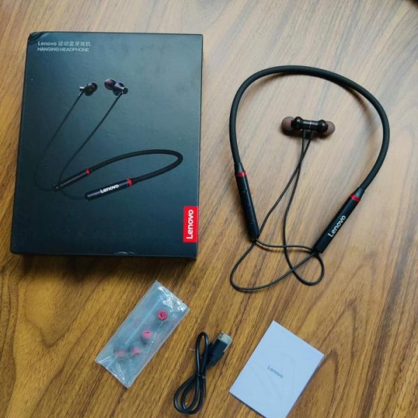 lenovo he05x bluetooth 5.0 magnetic neckband sports earphones