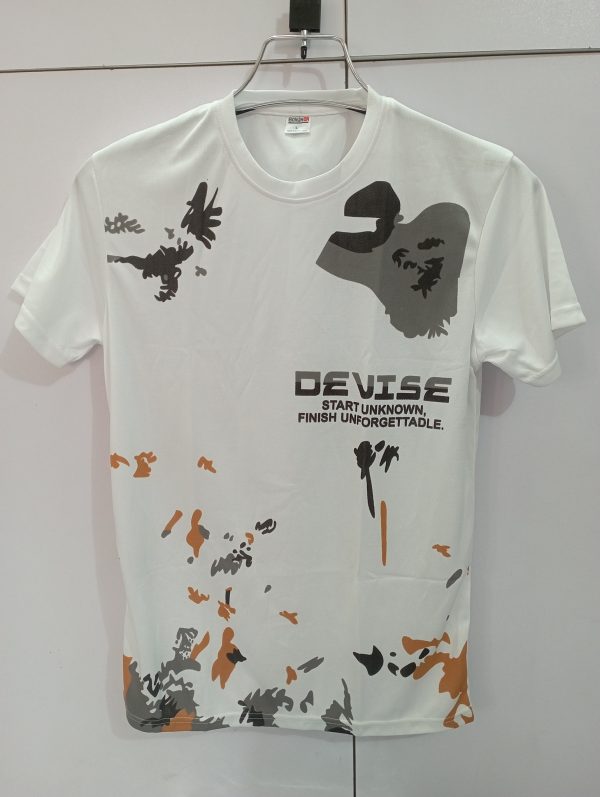 stylish comfortable sports t shirt(ash+white)