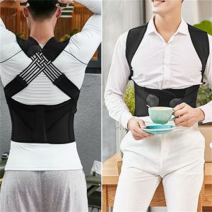 premium adjustable back posture corrector belt for women men