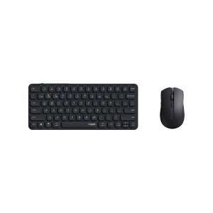 rapoo 9050s multi mode wireless ultra slim keyboard & mouse combo – black