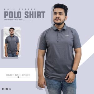 china stretch half sleeve polo shirt