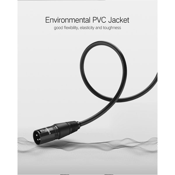 ugreen av130 (20714) cannon xlr male to female extension cable 10m