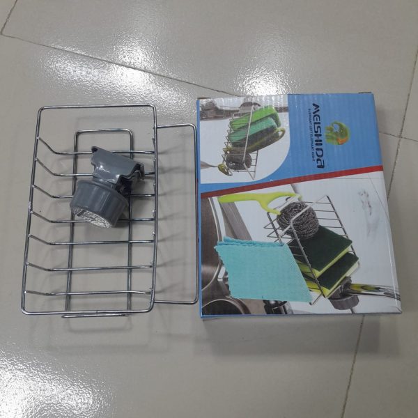 stainless steel rack kitchen sing organizer holder 1pcs