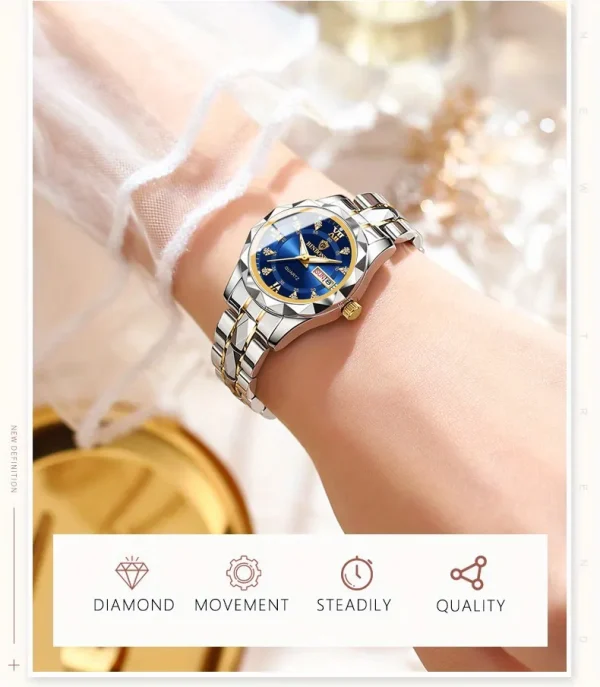 binbond top brand luxury fashion couple watches 30m week date clock sport quartz