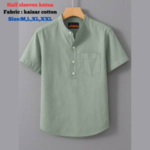 kaizar cotton half sleeves katua for men's
