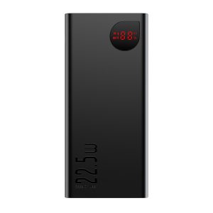 baseus adaman 20000mah 22.5w metal power bank with digital display – black
