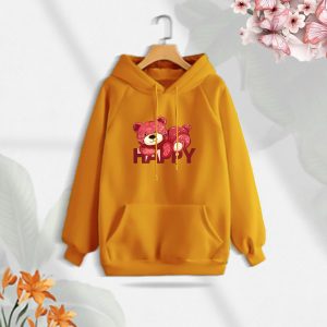 premium comfortable (happy) ladies winter hoodie