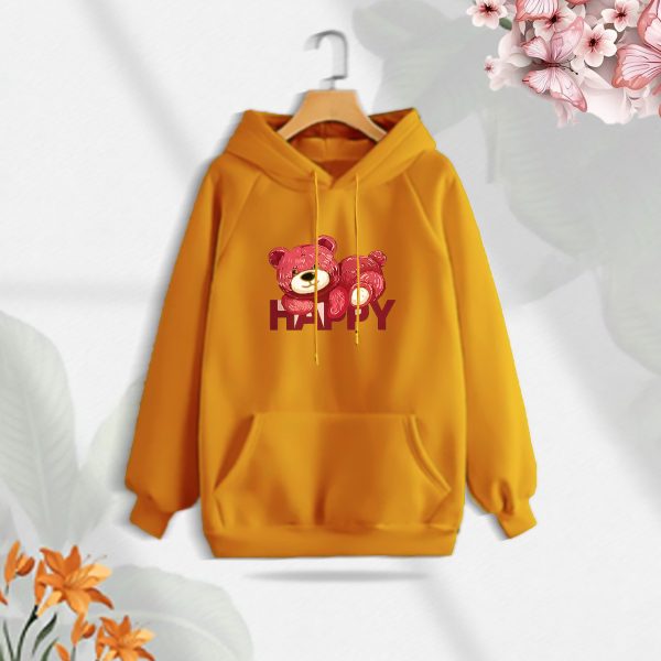 premium comfortable (happy) ladies winter hoodie