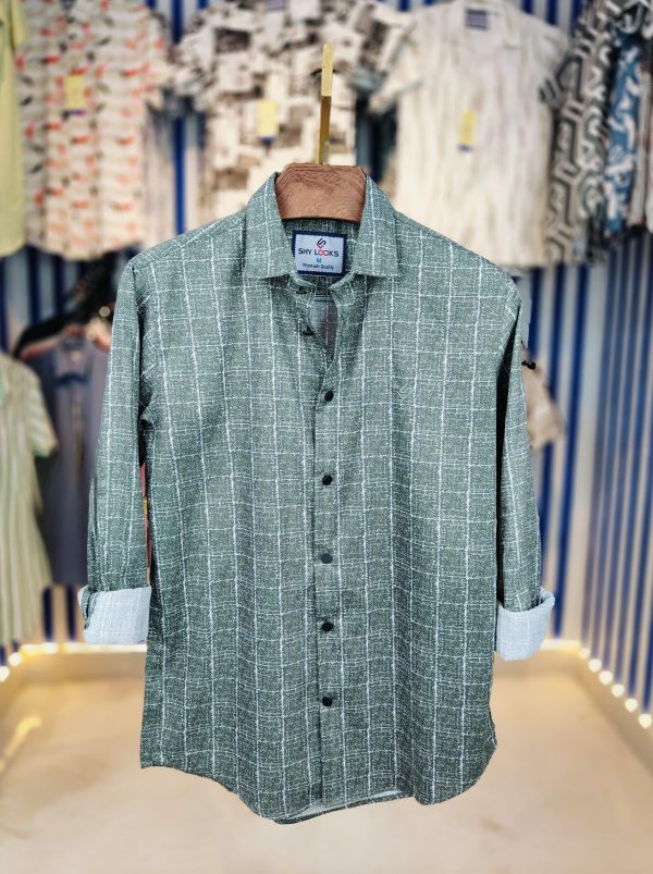 shy looks full sleeve digital print shirt for men