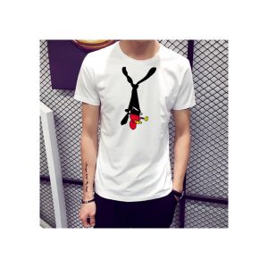 stylish half sleeve jersey fabrics t shirt for men