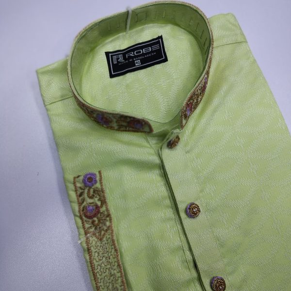 indian cotton gorgeous karchupi panjabi