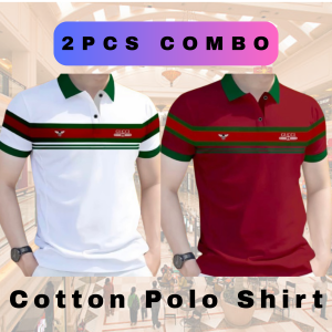 combo cotton polo shirt for men's