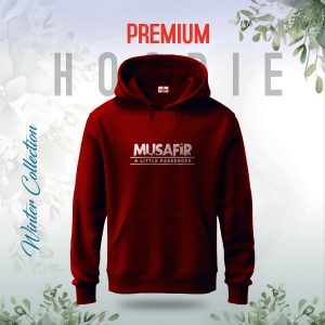 musafir islamic hoodie (maroon)