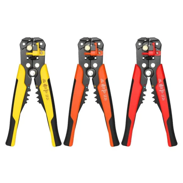 multi functiona cable wire stripper with cutter & crimper automatic wire stripping pliers crimping tool 10 24awg