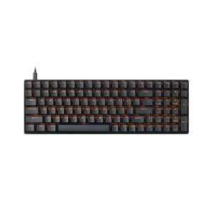 rapoo v500diy 100 hot swappable mechanical gaming keyboard – black