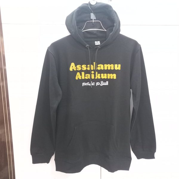 assalamu alaikum islamic hoodie (black)
